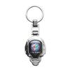 FPEV2 Porte-clés Emblème de Voiture Porte-clés Badge Porte-anneau de Porte-clés Pour Alfa Romeo Giulia Giulietta Stelvio Mito Sportiva 147 159 156 Valve