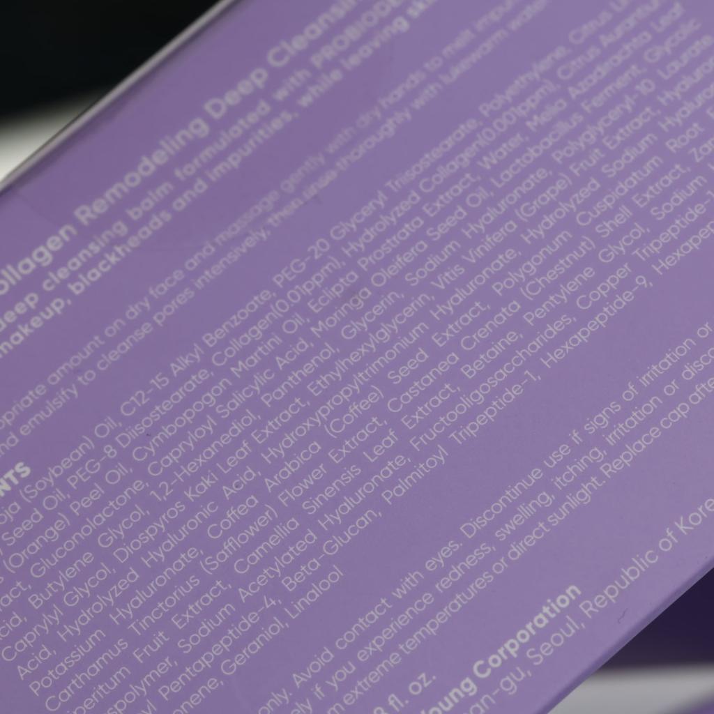 BIOHEAL BOH Probioderm Collagen Remodeling Deep Cleansing Balm - 100ml