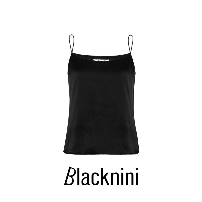 

Blacknini Yin Huafu 19 M Mulberry Silk Base Vest Silk Inner Suspender White M