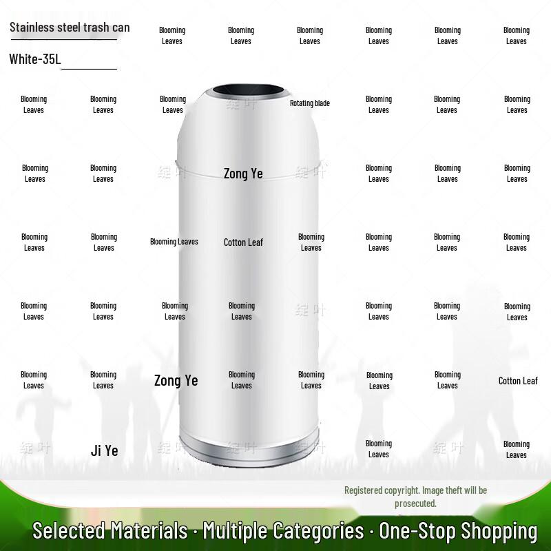Commercial Bullet Head Stainless Steel Waste Bin