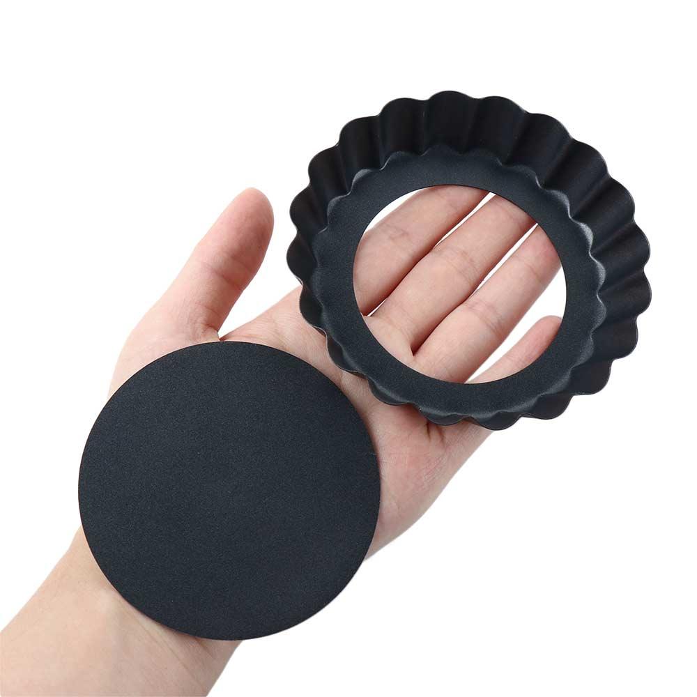 Muffin Cheese Mini with Removable Bottom Carbon Steel Pie Mold Quiche Mould Tart Pan Baking Tool