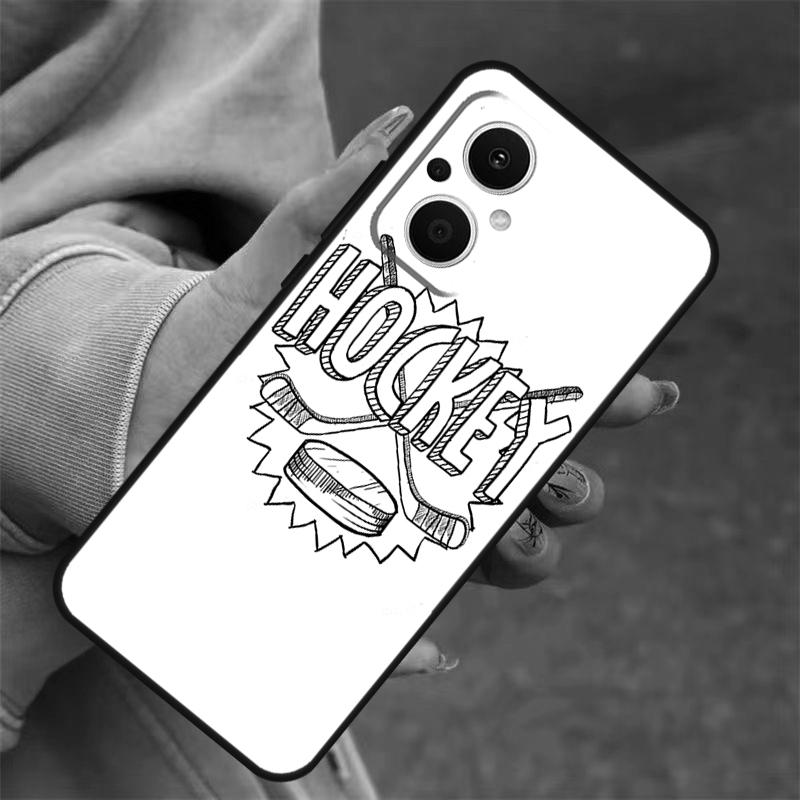 Play Ice Hockey Case For OPPO Reno 7 8 Lite 10 11 12 13 14 Pro 8T 12F 13F 14F OPPO Find X8 X6 X9 Pro Cover