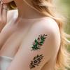 28pcs Temporary Tattoo Waterproof Long-lasting Body Stickers Sunflowers Lilies Daisies For Adults Women Chest