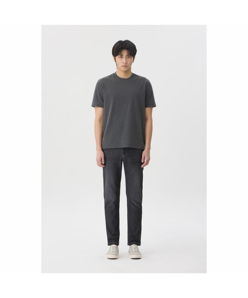 BRENTWOOD Sorona Pigdyed Round Neck T-Shirt Brtam26461Gyx
