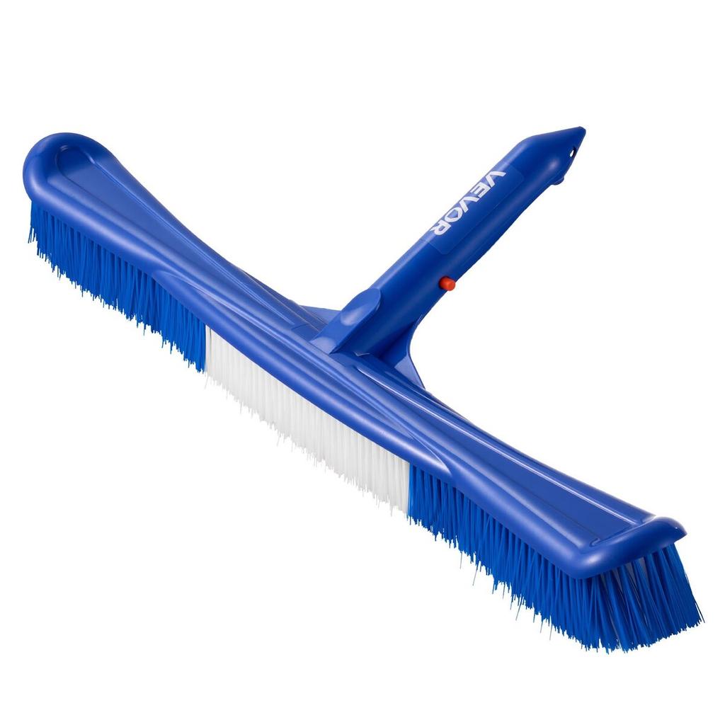 Swimming Pool Cleaning Kit, Includes 2 Detachable Brush Heads (508 Mm / 139.7 Mm) and 2 Pool Skimmer Nets, 4-in-1 Inground/Above Ground Pools Cleaning