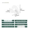 Heavy-Duty No-Drill Suction Cup Hook for Wall & Door