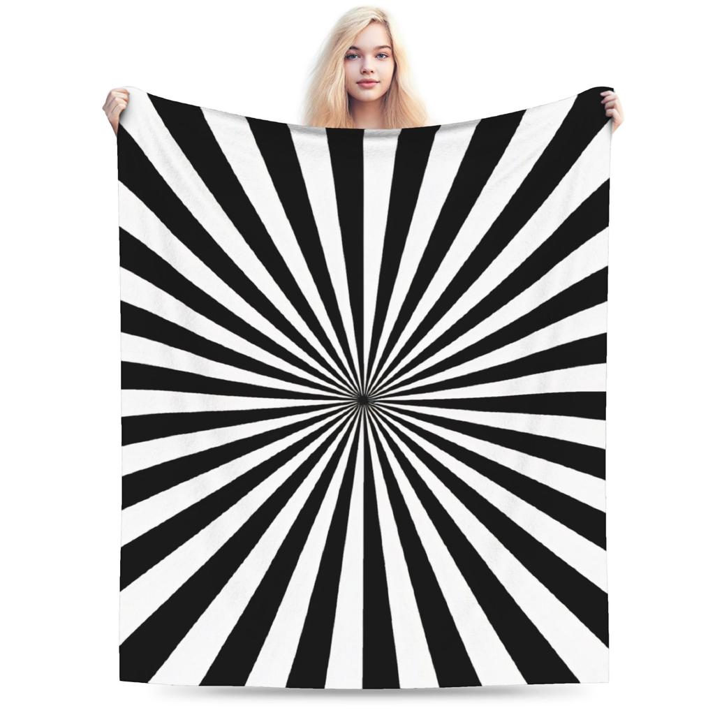 Abstract Swirl Disorder Super Soft Blanket  Kids Plush Throw Blanket Graphic Couch Chair Flannel Bedspread Sofa Bed Cover
