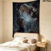 Death Note Wandteppich Ästhetischer Wandbehang Gedruckter Stoffdecke Dekorative Wandteppiche Für Schlafzimmer Wohnzimmer Heimdekoration