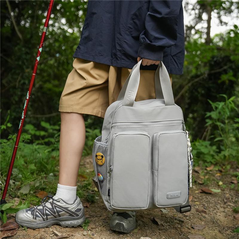 Multi-Functional Portable Backpack Large Capacity Shoulder Bag Large Capacity Lightweight Crossbody Bag