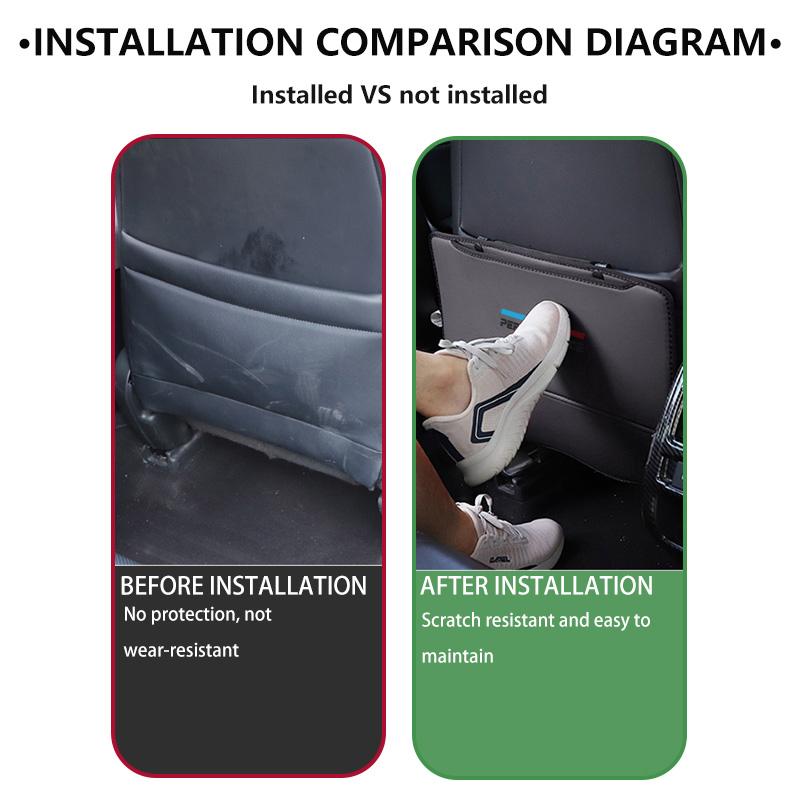 Universal Car Seat Backseat Anti-kick Anti Dirty Mat Storage Bag For BMW 1 3 4 5 6 7 Series M X1 X3 Alpina G20 F20 TKJLP1