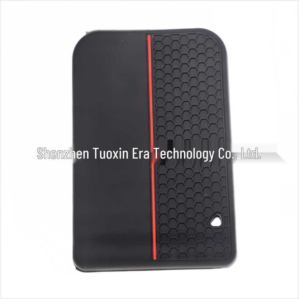 Red Honeycomb Silicone Key Cover for Dongfeng Renault Koleos