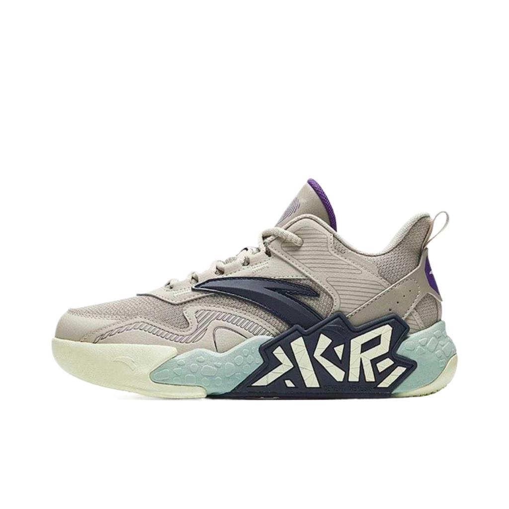 Anta Comfortable Classic Fashion Versatile Non-Slip Shock Absorbing Wear-Resistant Mid-Top Kids Basketball Shoes Men Sneaker A12431101