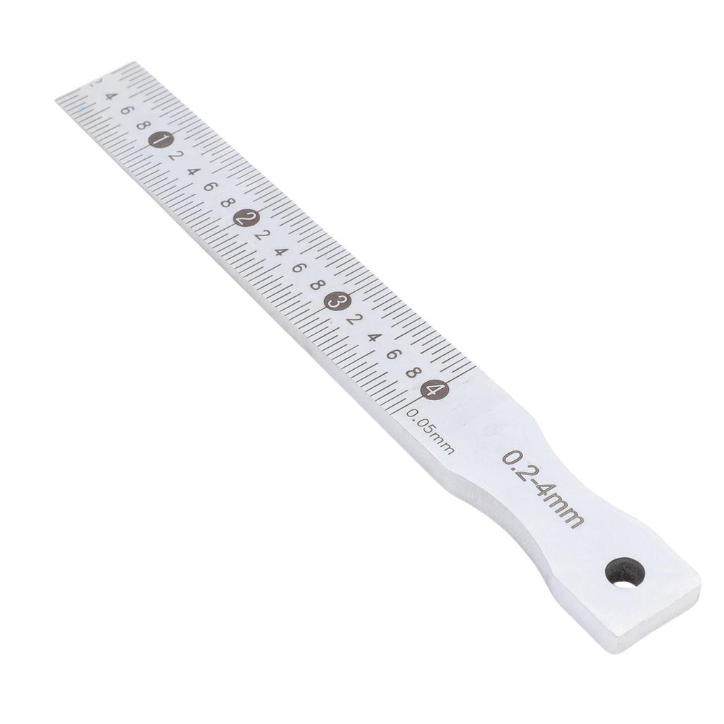 Edelstahl Spaltlehre 0,2 4mm Bereich 0,05mm Genauigkeit Multifunktionale Konuslehre für Bau Bahnen