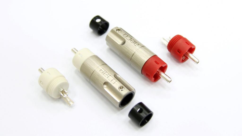 aeco RCA Plug Pure Vacuum bag ARP-4055, 4pcs/1set, Silver,