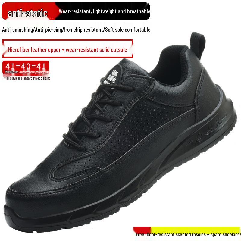 Scarpe da Lavoro Antistatiche di Sicurezza da Donna - Leggere, Comode, Traspiranti, Antishock, Antiperforazione, Antiscivolo per Cantieri & Stazioni di Servizio.