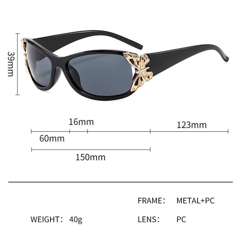 Big Frame Butterfly Sunglasses Women For Men Luxury Brand Designer Vintage Sunglasses Popular Punk Pink Travel Shades Uv400