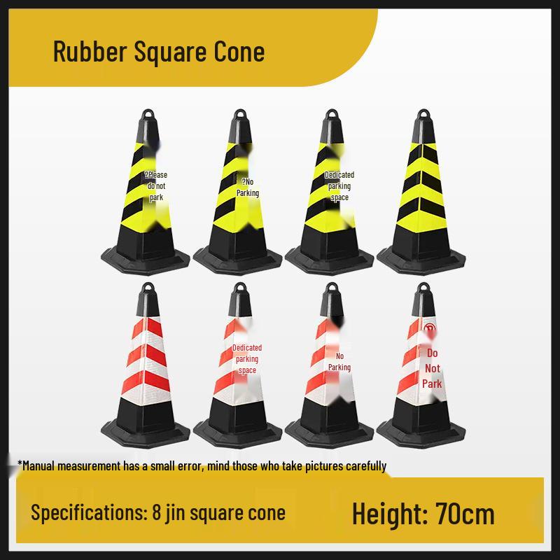70cm No Parking PVC Reflective Traffic Cone