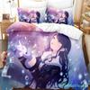 Project SEKAI Hoshino Ichika Set Biancheria da Letto Ragazzi Ragazze Twin Queen Size Copripiumino Federa Letto Bambini Adulti