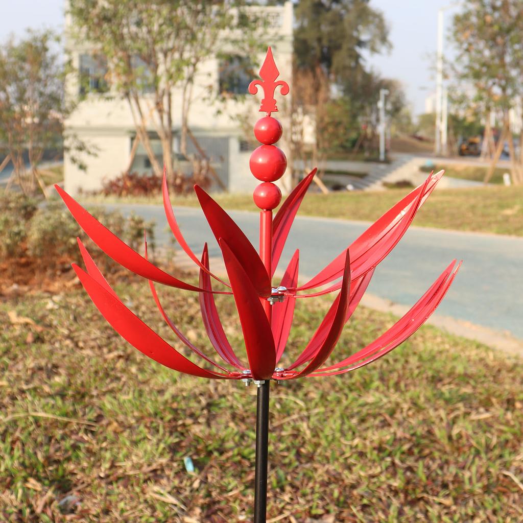 Halo Wind Rotierendes Eisen Unterirdische Windmühle Garten Halo Wind Rotierend Hausgartendekoration