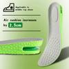 NEW Height Increase Insole for Men Growing Sole Shoes Insoles Unisex Quality Sports Air Shock Absorbing Anti-Odour Shoe Pads