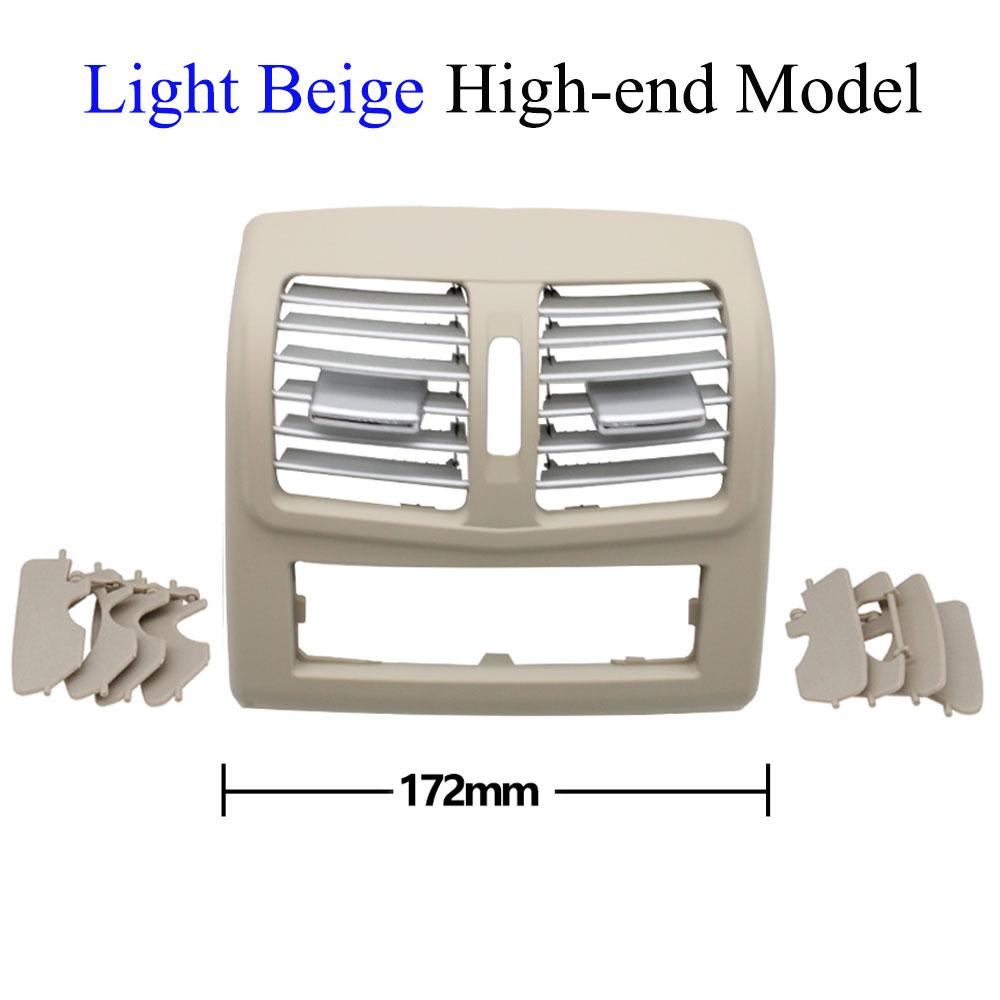 W212 Rear Air Conditioning Chrome Panel AC Vent Grille Outlet Cover For Mercedes Benz E Class E260 E300 E320 2012 2013 2014