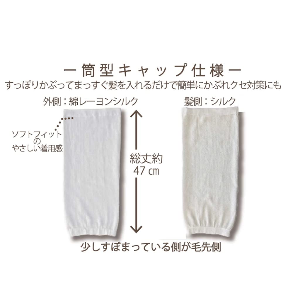 Silk Blend Night Treatment Cap [sunayama]