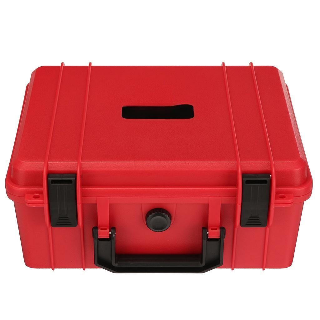 ABS Plastic Storage Toolbox Equipment Tool Case Suitcase with Foam Inside Black/red/yellow/blue Safety Instrument Tool Box