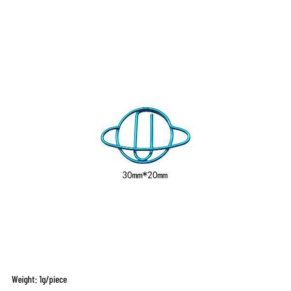 Electroplated Cartoon Insect & Plant Paper Clip Set for Organization