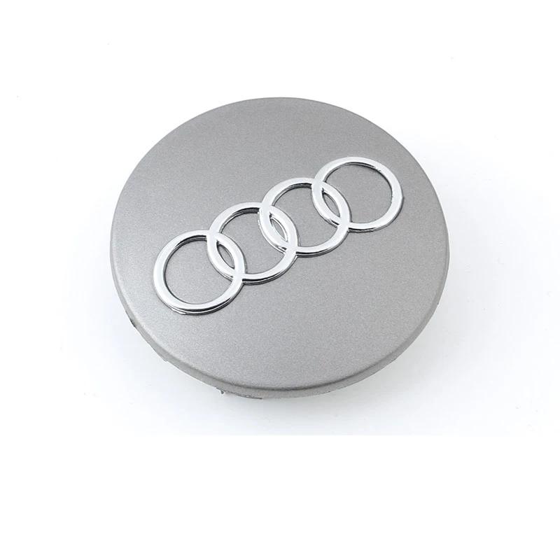 4 Stück 60mm 61mm 68mm 69mm Auto Styling Radnabenkappe Nabenkappe Abzeichen 4B0601170 Für Audi A3 A4 A5 A6 A7 A8 S4 S6 Zubehör