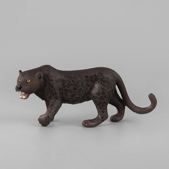 1/5Pcs PVC Leopard Model Realistic Roaring Walking Leopard Figurine Statue Sculpture Desktop