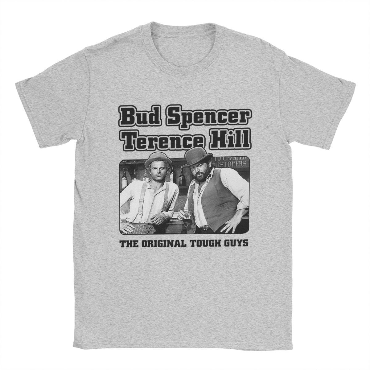 

Humorous Bud Spencer Und Terence Hill T-Shirts for Men Round Collar Cotton T Shirts Short Sleeve Tee Shirt Plus Size Clothes L