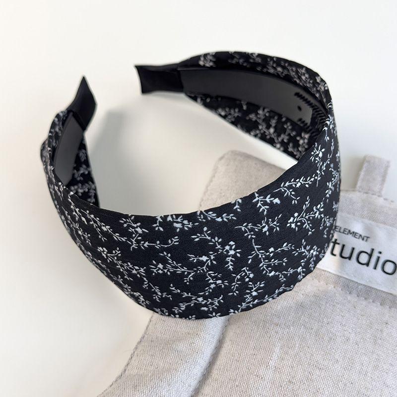 Korean Retro Plaid High Top Fashion Headband & Versatile Hair Clip 2025