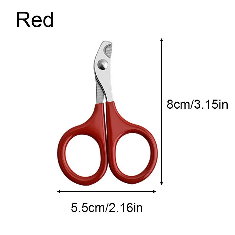 Pet Nail Half Moon Nail Scissors Suitable For Cats And Dogs And Other Small Pet Nail Care Grooming Scissor Claw nail