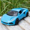 Model samochodu Lotus Emira w skali 1/24, samochód z napędem pull back ze stopu cynku z dźwiękiem i światłem dla dzieci, chłopców i dziewcząt