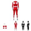 Power Rangers Costume Kids Adult Cosplay Fancy Dress Party Jumpsuit Superhero
