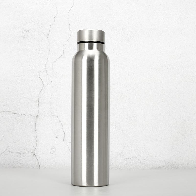 Creative Design Large Capacity Stainless Steel Outdoor Sports Kettle Portable Mountaineering Bottle Single Layer Water Cup