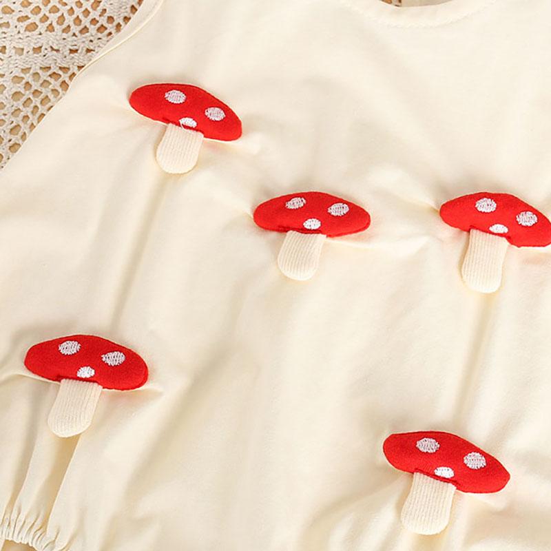 Baby Summer Clothes 0-2 Y Infant Girls Cute Cartoon Sleeveless Bodysuit Newborn Jumpsuit Toddler Outwear