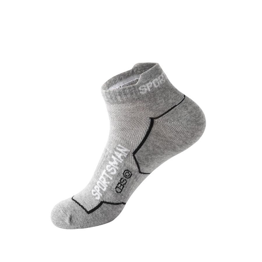 

Men s Athletic Short Crew Mesh Running Socks – Sweat-Absorbent, Odor-Resistant, Low-Cut Boat Socks, Casual Cotton. One Size серый
