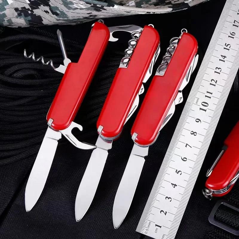 Outdoor Camping Fluchtwerkzeug tragbares faltbares Mini-Set Messer Zange multifunktional