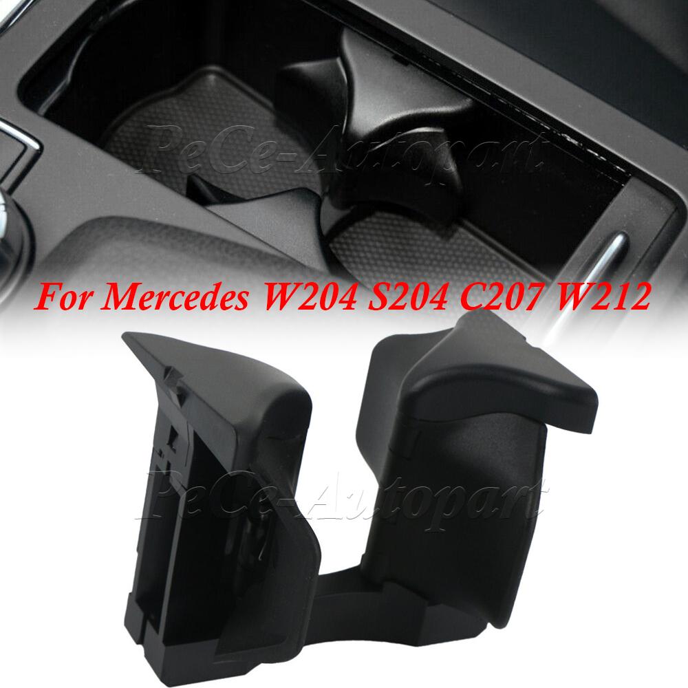 2046802391 For Mercedes-Benz C-Class E-Class W204 S204 C207 W212 A207 S212 Center Console Drink Cup Holder Black