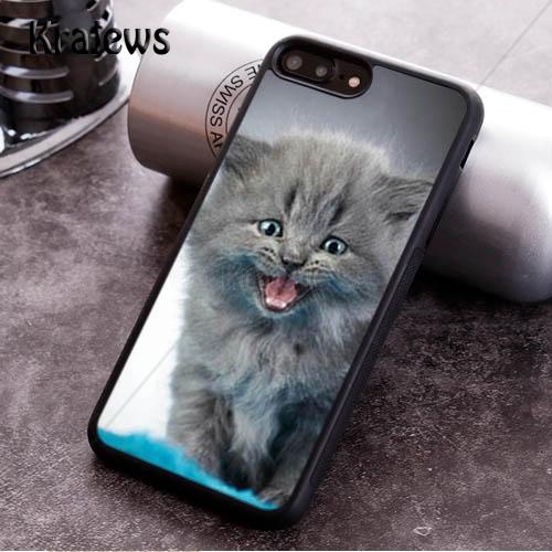 Krajews Cute Adorable Kittens Soft Phone Cases For iPhone 17 Air 16 15 14 11 12 13 Pro MAX Plus cover coque