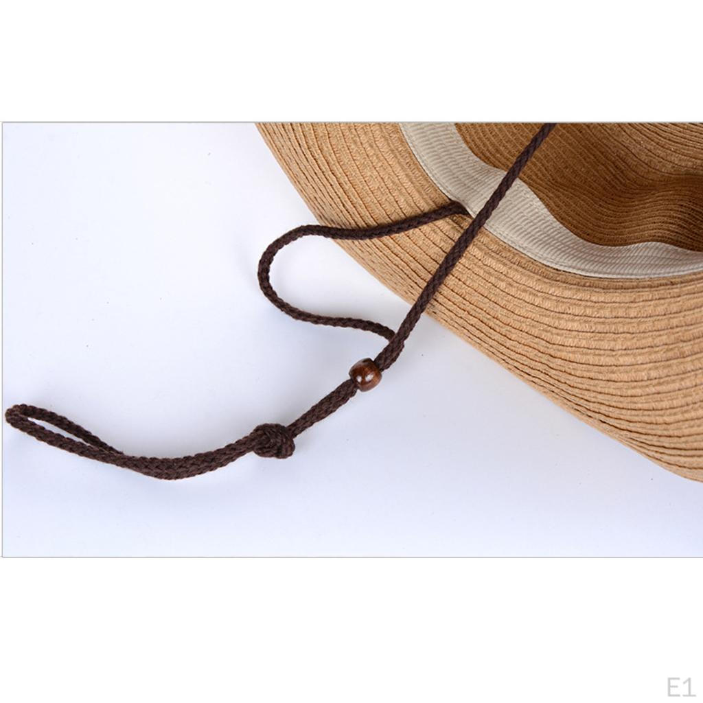 Straw Sun Hat Big Brim Fedora Outdoor