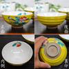 Waza No Kura Pair Rice Bowls Stylish Japanese Tableware Kutani Ware Rice Bowls Yoshidaya Camellia and Bird Design Ceramic Brand Made In Japan Perfect