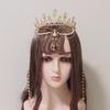 Gothic Lolita Angel Halo Headpiece Queen Anna Sun Goddess Crown Tiara Headband Baroque Hair Accessories Hanfu Hair Ornament
