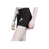 Nike Sportbekleidung Gestrickt Lässig Sportshorts Damen Shorts Grau Schwarz 904536-010