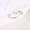Anillo de dedo ajustable con ondas de agua para mujer, joyería de fiesta, regalo de decoración