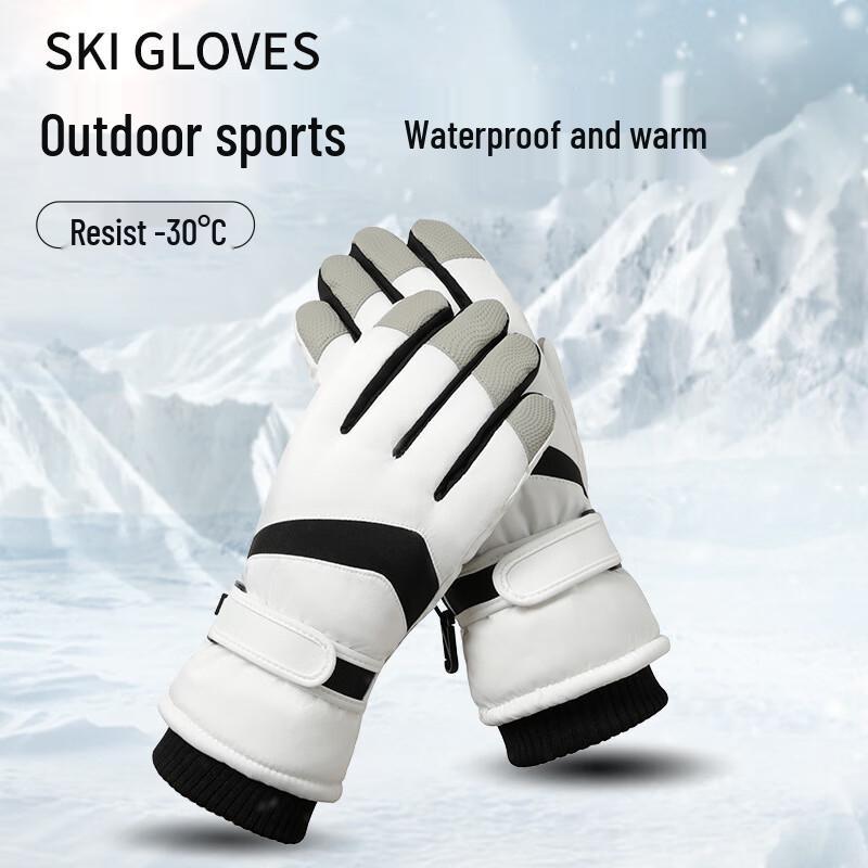 Ankerai Unisex Winter Waterproof Insulated Ski & Riding Gloves