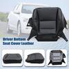 Front Driver Bottom Replacement Microfiber Leather Seat Cover Black Compatible with Honda Accord 2013 2014 2015 2016 2017