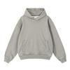 Washed Solid Color Hot Leather Heavy American Retro Hooded Cotton Sweater for Men and Women