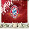 FC Bayern Munich Logo Wall Tapestry Aesthetic Wall Hanging Printed Fabric Blanket Decorative Tapestries for Bedroom Living Room Home Decor